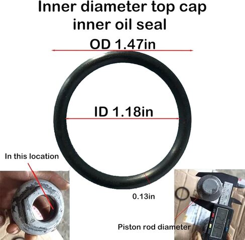 15PCS Hydraulic Floor Jack Seal Kit, 3 Ton Horizontal Jack Oil Seal Complete Set with O-Ring Seals, Universal Repair Kit for SUV, Truck & Automotive Hydraulic Jacks in Kuwait