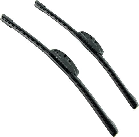 شفرات ممسحة طارد المياه ، ماسحات الزجاج الأمامي ، ماسحات الزجاج الأمامي المتميز لجميع المواسم | شفرات ممسحة الزجاج الأمامي للسيارات ، الرؤية والمتانة الفائقة (1 ، 19) in Kuwait