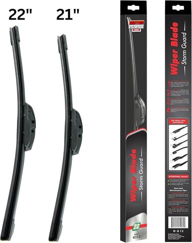 شفرات ممسحة طارد المياه ، ماسحات الزجاج الأمامي ، ماسحات الزجاج الأمامي المتميز لجميع المواسم | شفرات ممسحة الزجاج الأمامي للسيارات ، الرؤية والمتانة الفائقة (1 ، 19) in Kuwait