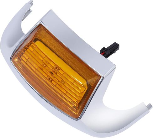 TCT-MOTORPARTS Orange Front Fender Tip Light For Harley Heritage Softail Classic FLSTC Electra Glide Road King FLHT FLT FLHS FLHR 1980-2013 in Saudi Arabia