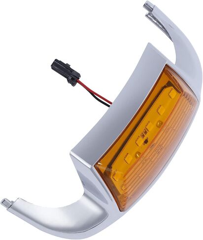 TCT-MOTORPARTS Orange Front Fender Tip Light For Harley Heritage Softail Classic FLSTC Electra Glide Road King FLHT FLT FLHS FLHR 1980-2013 in Saudi Arabia