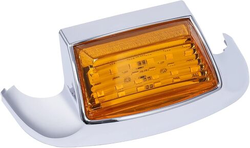 TCT-MOTORPARTS Orange Front Fender Tip Light For Harley Heritage Softail Classic FLSTC Electra Glide Road King FLHT FLT FLHS FLHR 1980-2013 in Saudi Arabia