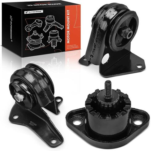 A-Premium 3PCS Motor Motor Motor Motor and Transmission Mount Kit متوافق مع شيفروليه S10 1995-2003 و GMC Sonoma1995-2003 و ISUZU HOMBRE 1998-2000 ، 2.2L ، ناقل حركة أوتوماتيكي فقط in Saudi Arabia