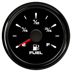 مقياس الوقود البحري ， مقياس الغاز المقاوم للماء ， 5 إشارات قابلة للتعديل 240-33OHM 0-190OHM 240-30OHM 0-180OHM 10-180OHM ， 8-COLOR Backlight ، 9-32V للقوارب ، RVS ، اليخوت ، الدراجات النارية ، الشاحنات ، السيارات ، مركبة (سوداء) in Kuwait