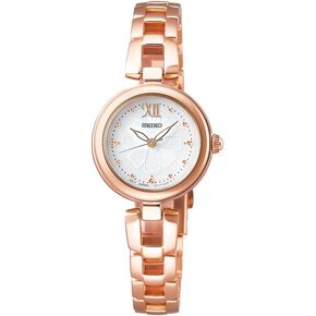 Seiko Watch SWFA196 Women’s Solar Watch ، Pink Gold in Saudi Arabia