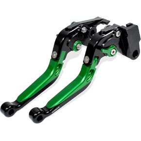 Retractable Foldable Brake Lever Clutch Lever for Triumph Trident 660 2021-2024, CNC Aluminum Alloy Made (Silver) in Saudi Arabia