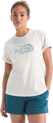The North Face Evolution Women's Evolution Half Dome Dome Shoreve Tee | قميص القطن مع رسم الشعار in Saudi Arabia