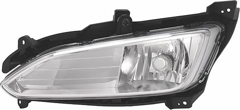 KUAFU Fog Lights Assembly Compatible with 2013-2016 Hyundai Santa Fe Sport Replacement for HY2592141 922014Z000 Bumper Driving Fog Lamps Clear Lens Halogen Driver Side in Saudi Arabia