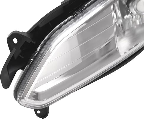 KUAFU Fog Lights Assembly Compatible with 2013-2016 Hyundai Santa Fe Sport Replacement for HY2592141 922014Z000 Bumper Driving Fog Lamps Clear Lens Halogen Driver Side in Saudi Arabia