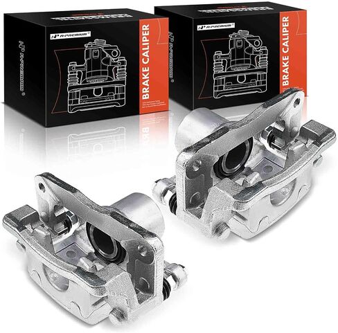 A -Premium Disc -Disc Cariper Assembly مع قوس متوافق مع نماذج KIA المختارة - Sedona 2015 2017 2017 2018 2019 2020 2021 V6 3.3L - Driver الخلفية وجانب الركاب in Saudi Arabia