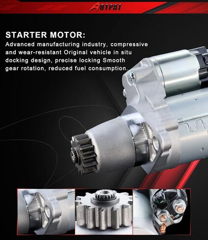 17825N Starter Motor for:-Toyota Sienna 2004-2016, Avalon Camry Highlander Matrix for:-RAV4 2002-2018, for:-Lexus ES300 ES330 ES350 RX330 RX350, for:-Scion TC XB Replacment OE# 281000A010 in Saudi Arabia