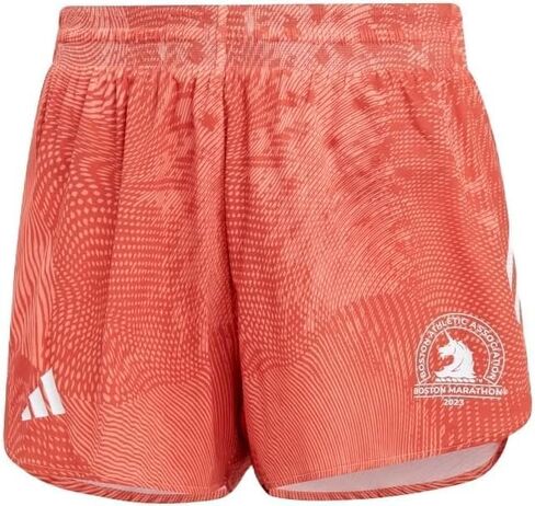 Adidas Women's Boston Marathon 2023 Race Shorts ، Coral Fusion (AS1 ، Alpha ، M ، العادية ، العادية) in Saudi Arabia