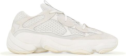 Adidas Mens Yeezy 500 Lace Up Sneakers Shoes - White - Size 9 M in Saudi Arabia