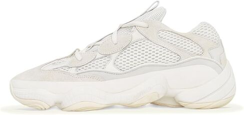 Adidas Mens Yeezy 500 Lace Up Sneakers Shoes - White - Size 9 M in Saudi Arabia