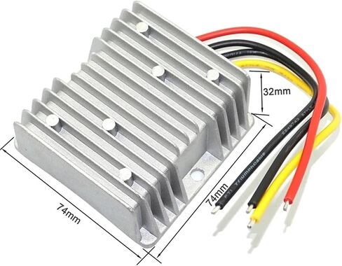 1pc 12v 24v to 6v 15a 20a 25a محول الطاقة 10v-36v إلى 6 فولت التنقيح الجهد لسيارة لعبة (12v-24v إلى 6v 20a) in Saudi Arabia