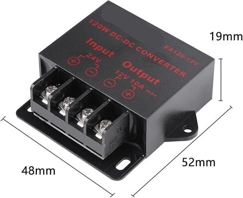 1pc 24v إلى 12v 5a 10a 60w 120w منظم الجهد المحول STOPER DOWN MODULE MODULE SUVENT (إلى 12V 10A 120W) in Saudi Arabia
