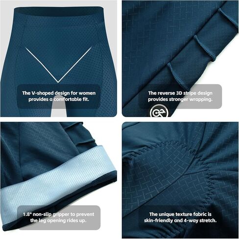 YKYWBIKE Cycling Shorts for Women 4D Padded Bike Shorts Women Tummy Control Biker Short High Waisted Gym Workout Biking Short in Kuwait