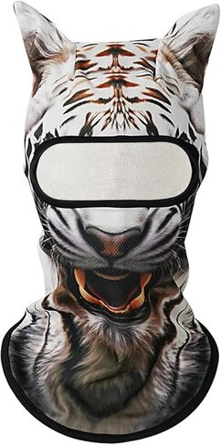 3D Cat Ski Mask Balaclava with Ears - Cat Shiesty Face Cover for Skiing, Music Festivals, Cycling, Halloween Parties in Kuwait