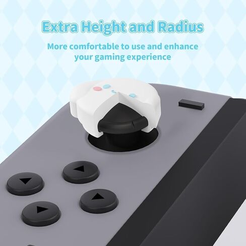 Switch Thumb Grip Caps,4PCS Soft Silicone Joystick Cover,Cute Analog Stick Cap Compatible with Nintendo Switch/OLED/Lite in Kuwait