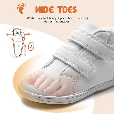Watelves Toddler Little Kids Wide Barefoot Shoes Boys Girls Winter Top Top Sidealist Sneakers Calkle Boots Leather Leather Gress Shole Swing بشكل طبيعي in Saudi Arabia