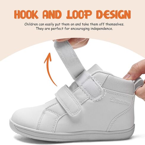 Watelves Toddler Little Kids Wide Barefoot Shoes Boys Girls Winter Top Top Sidealist Sneakers Calkle Boots Leather Leather Gress Shole Swing بشكل طبيعي in Saudi Arabia