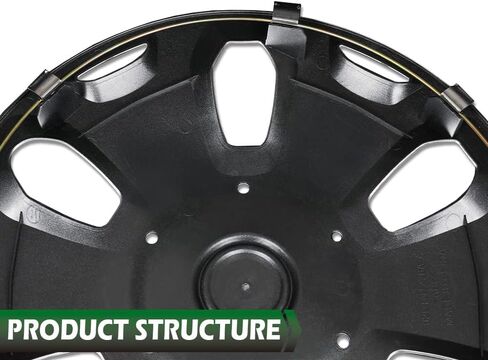 GRAND ORANGE Wheel Covers Hub Caps Full Rim Hubs 1 pcs Compatible with Ford Transit Connect Van 2010-2013 9T1Z1130A, 9T161130AA in Saudi Arabia