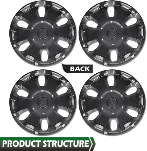 GRAND ORANGE Wheel Covers Hub Caps Full Rim Hubs 1 pcs Compatible with Ford Transit Connect Van 2010-2013 9T1Z1130A, 9T161130AA in Saudi Arabia