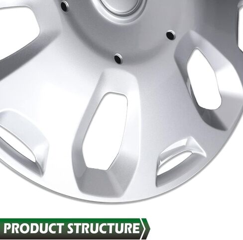 GRAND ORANGE Wheel Covers Hub Caps Full Rim Hubs 1 pcs Compatible with Ford Transit Connect Van 2010-2013 9T1Z1130A, 9T161130AA in Saudi Arabia