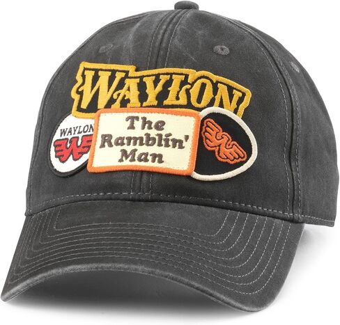 AMERICAN NEEDLE Unisex Waylon Jennings Adjustable Baseball Hat (an-WAYJEN-Parent) in Kuwait