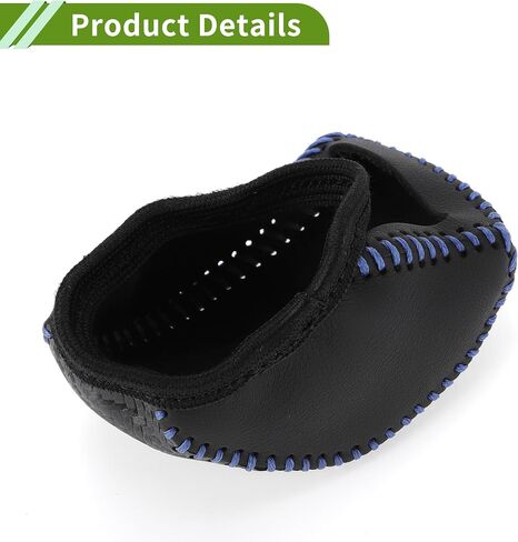 Gear Shift Knob Cover for Toyota RAV4 2019-2024 Anti-Slip Black Carbon Fiber Blue Faux Leather 1 Pc Stick Shifting Handle Protector in Saudi Arabia
