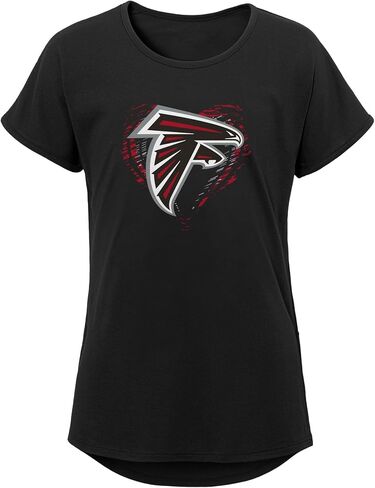 Outerstuff Girls 'Youth Sonic Heart Short Sleeve Dolman Tee in Kuwait