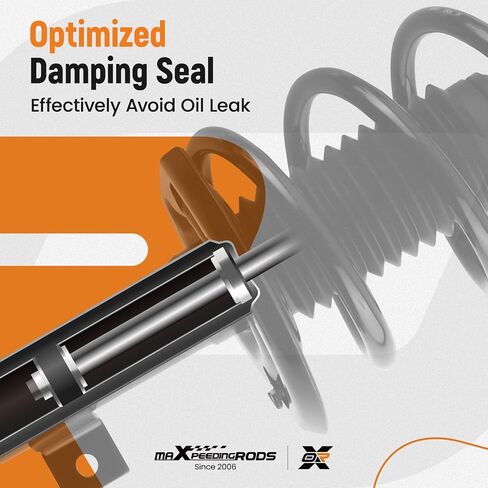 MaxPeedingRods 2pc الدعامات الأمامية ل Dodge Journey 2009-2018 3.5L V6 AWD/FWD ، 172510 172509 Stricts Strutbers مع مجموعة ربيع لفائف in Kuwait