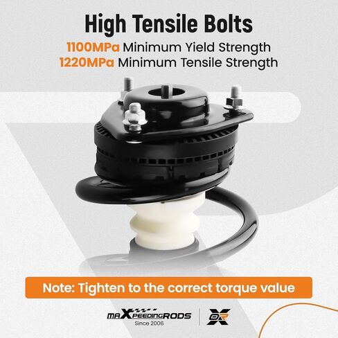 MaxPeedingRods 2pc الدعامات الأمامية ل Dodge Journey 2009-2018 3.5L V6 AWD/FWD ، 172510 172509 Stricts Strutbers مع مجموعة ربيع لفائف in Kuwait