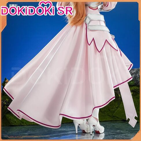KIRA KIRA Yuuki Asuna Cosplay Doki-SR Sword Art Online The Goddess of Creation Asuna Cosplay Costume Sao Uniform Dress in Saudi Arabia