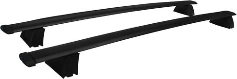 IKON MOTORSPORTS, Roof Rack Compatible with 2011-2021 Jeep Grand Cherokee & 2022 Grand Cherokee WK, Black Top Roof Rack Cross Bar Cargo Luggage Carrier Aluminum W/Locks 2PCS in Saudi Arabia