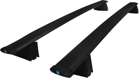 IKON MOTORSPORTS, Roof Rack Compatible with 2011-2021 Jeep Grand Cherokee & 2022 Grand Cherokee WK, Black Top Roof Rack Cross Bar Cargo Luggage Carrier Aluminum W/Locks 2PCS in Saudi Arabia