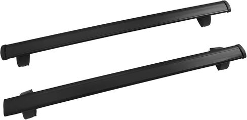 IKON MOTORSPORTS, Roof Rack Compatible with 2011-2021 Jeep Grand Cherokee & 2022 Grand Cherokee WK, Black Top Roof Rack Cross Bar Cargo Luggage Carrier Aluminum W/Locks 2PCS in Saudi Arabia
