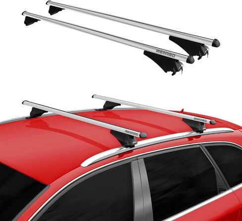 Omac Roof Rack Cross Bars Carrier Luggage For Hyundai Ioniq 5 2022-2025 Silver 2x in Kuwait
