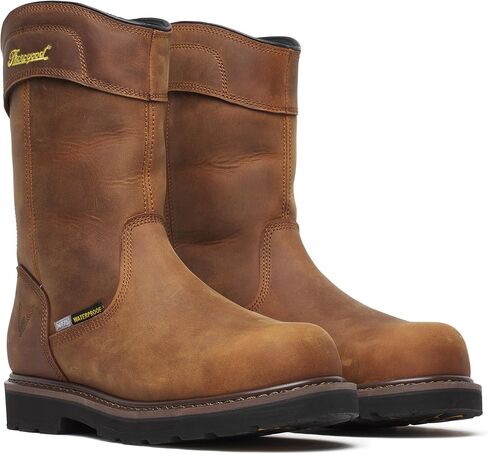 Thorogood 11 "I-Met Men's Boot ، Industrial & Construction Boots ، مقاوم للماء ، إصبع القدم الصلب ، مقاوم للانزلاق ، جلد متين ، حصان مجنون-9 م in Kuwait