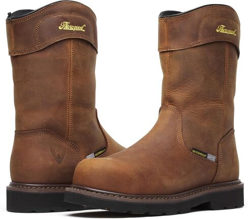 Thorogood 11 "I-Met Men's Boot ، Industrial & Construction Boots ، مقاوم للماء ، إصبع القدم الصلب ، مقاوم للانزلاق ، جلد متين ، حصان مجنون-9 م in Kuwait