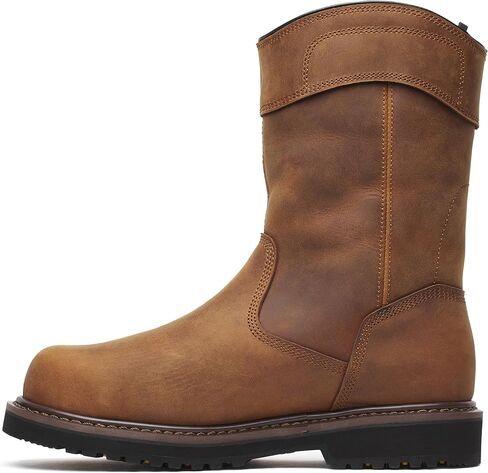 Thorogood 11 "I-Met Men's Boot ، Industrial & Construction Boots ، مقاوم للماء ، إصبع القدم الصلب ، مقاوم للانزلاق ، جلد متين ، حصان مجنون-9 م in Kuwait