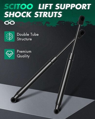 SCITOO 6847 11.73Inch Lift Supports Fit for Infiniti JX35 2013,for Infiniti QX60 2014-2017 Front Left and Right Hood Shock Struts 2pcs in Saudi Arabia