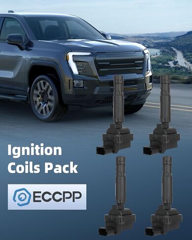 ECCPP 4 ignition coils with 4 iridium Spark Plugs,UF658,coils packs,for Mercedes-Benz SLK250 1.8L 2012 2013 2014 2015,for Mercedes-Benz C250 1.8L 2012 2013 2014 2015,UF-658,IC761,GN10552 in Saudi Arabia