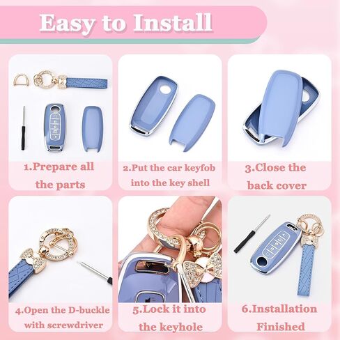 Key Fob Cover for Nissan - 5 Buttons Soft TPU Key Fob Case for 2023 2024 Pathfinder Rogue Versa Kicks 2025 Sentra Patrol Armada Full Protection Smart Remote Key Shells ( White) in Kuwait