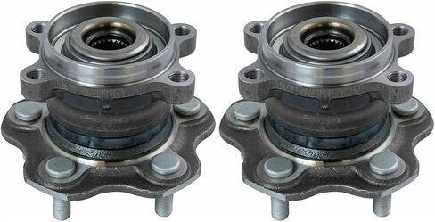 AutoShack Rear Wheel Hub Bearing Pair of 2 Driver and Passenger Side Replacement for 2014-2015 Nissan Rogue Select 2014-2017 Juke 2014-2019 Rogue 2017-2019 Rogue Sport Qashqai AWD 5-Lug HB612537PR in Saudi Arabia