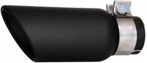 Black Horse Exhaust Muffler Tip, 3" inlet,4" outlet and 10" Length Single Wall Black Compatible with All Cars, Trucks and SUVs-MT-RR01BK in Saudi Arabia