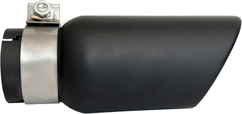 Black Horse Exhaust Muffler Tip, 3" inlet,4" outlet and 10" Length Single Wall Black Compatible with All Cars, Trucks and SUVs-MT-RR01BK in Saudi Arabia