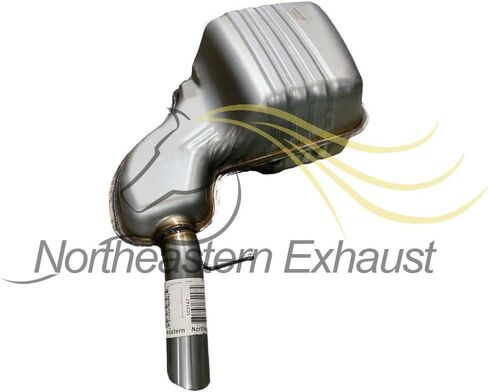 العادم الشمالي الشرقي | الفولاذ المقاوم للصدأ Fit Direct Direct Duffler متوافق مع Volvo V70 2003-2007 2.5L | فولفو S60 2003-2009 2.5L | المشبك المجاني شملت | جزء استبدال السيارات in Saudi Arabia