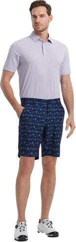 M Maelreg Golf Shorts Men Men Quick Quick 9 "تمتد خفيفة الوزن مقاومة للماء Flex Flex Flugh Fashion Sharts عارضة in Kuwait