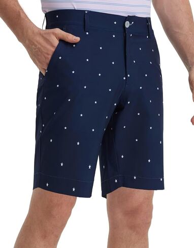 M Maelreg Golf Shorts Men Men Quick Quick 9 "تمتد خفيفة الوزن مقاومة للماء Flex Flex Flugh Fashion Sharts عارضة in Saudi Arabia